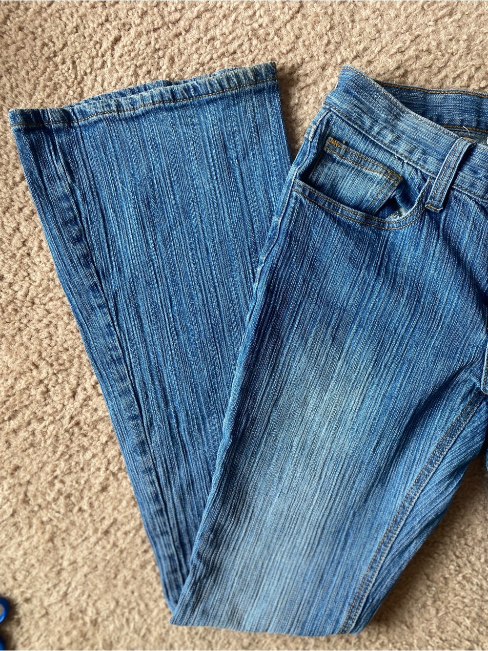 John Galt Brandy Melville Y2K Low Rise Flare Jeans - Picture 3 of 10